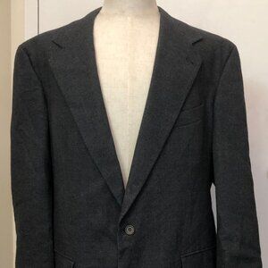 Nigel’s Britches Men’s Large Dark Gray Blazer Sport Coat Jacket USA